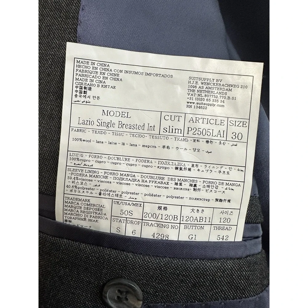 Suitsupply lazio blazer